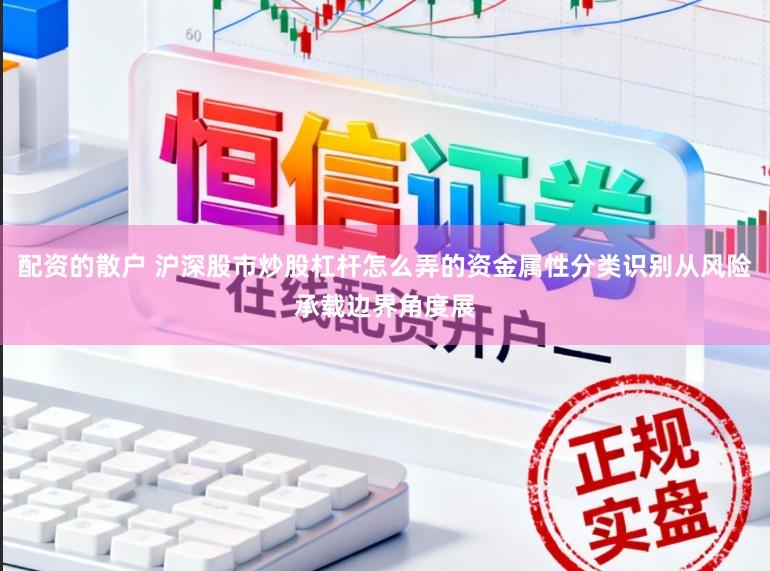 配资的散户 沪深股市炒股杠杆怎么弄的资金属性分类识别从风险承载边界角度展