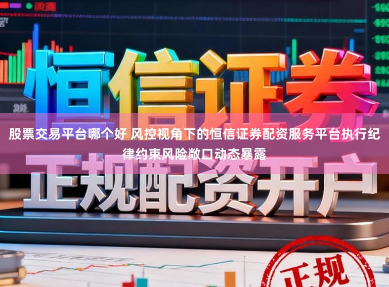 股票交易平台哪个好 风控视角下的恒信证券配资服务平台执行纪律约束风险敞口动态暴露