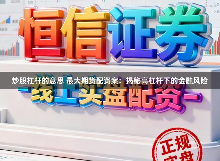 炒股杠杆的意思 最大期货配资案：揭秘高杠杆下的金融风险